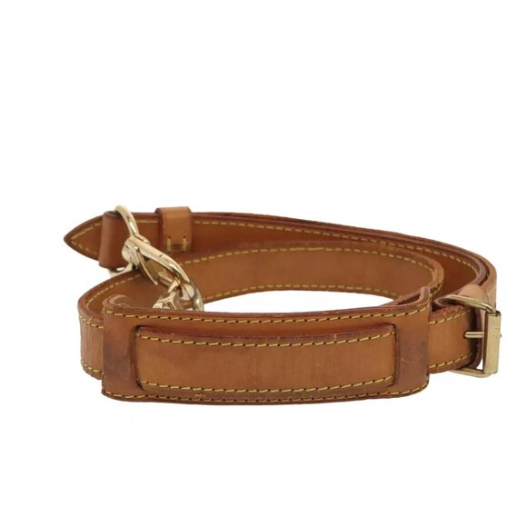 LOUIS VUITTON Adjustable Shoulder Strap Leather 31.5""-38.2"" Beige Auth 89208 - Picture 7 of 13
